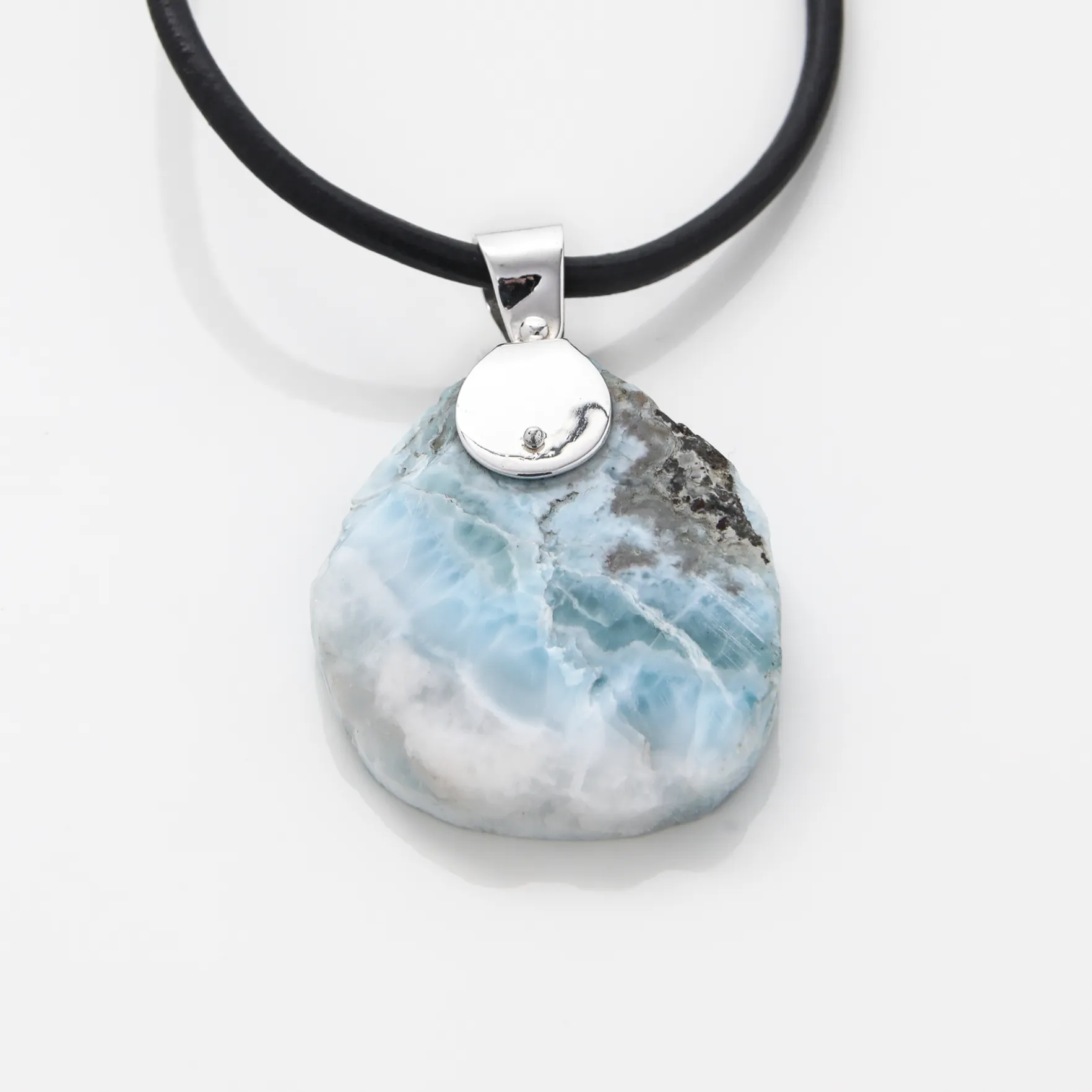 Rough Larimar Pendant Sarahi