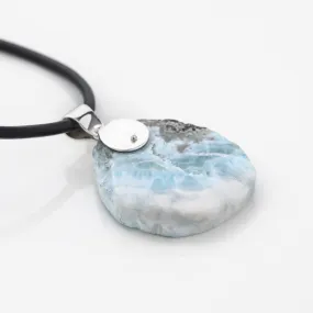 Rough Larimar Pendant Sarahi