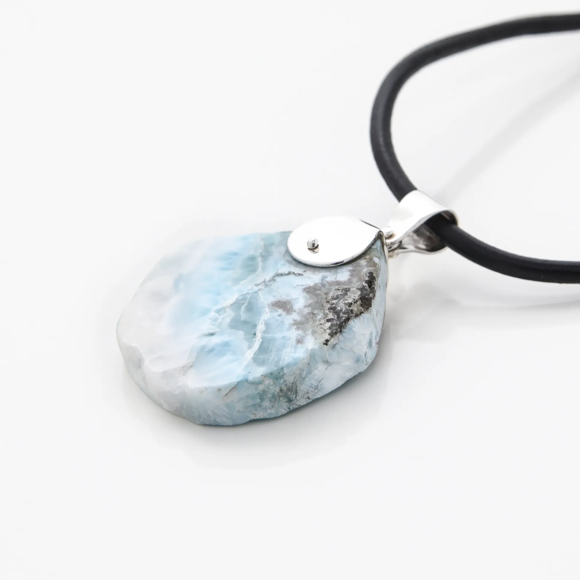 Rough Larimar Pendant Sarahi