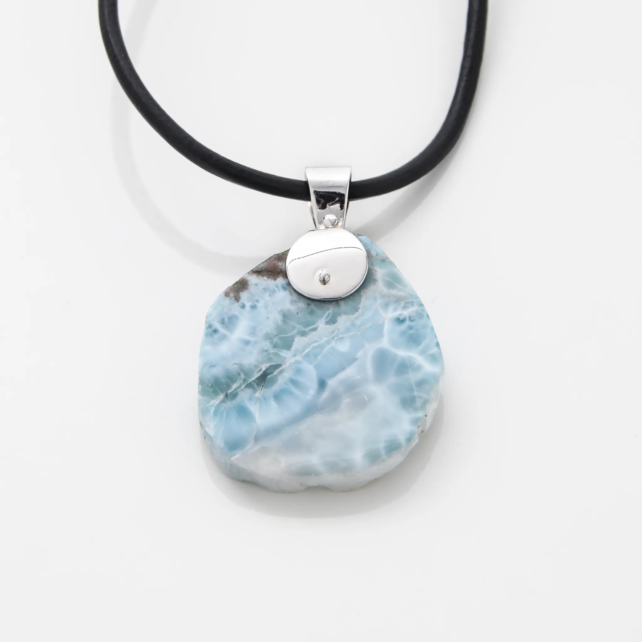 Rough Larimar Pendant Sarahi