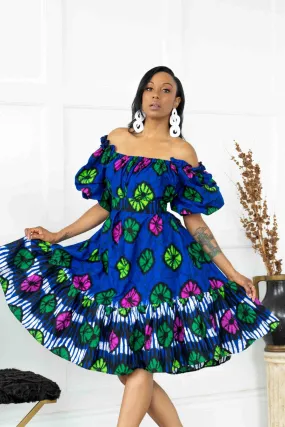 SHAKIRA African Print Women's Dress