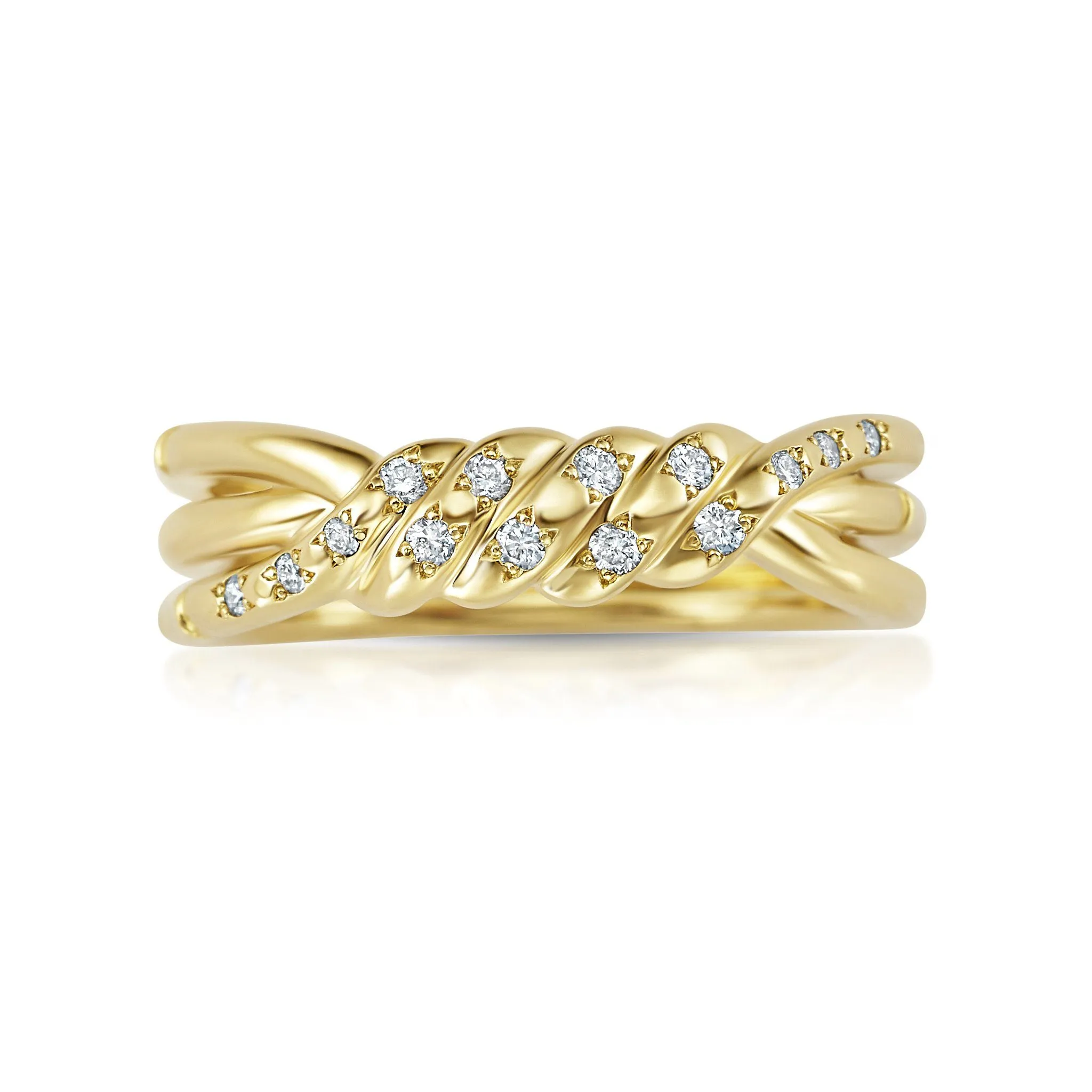 Signature Diamond Braided Band