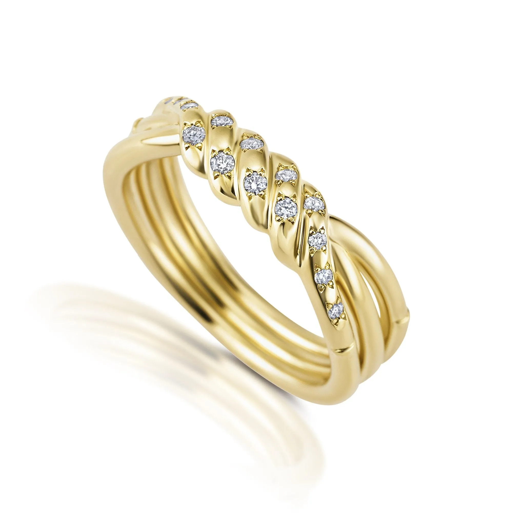 Signature Diamond Braided Band