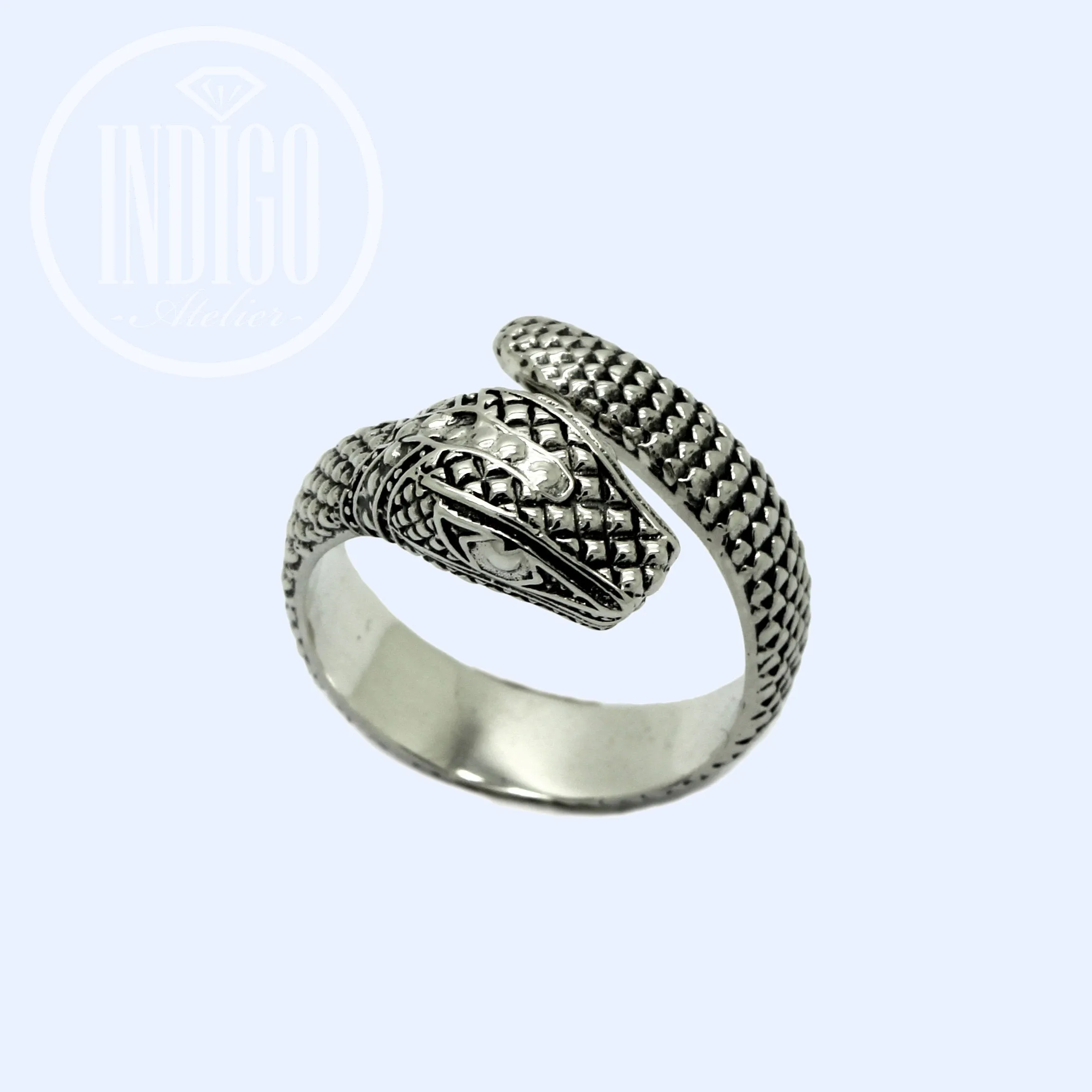 Snake Women's Ring Sterling Silver 925 SKU k618