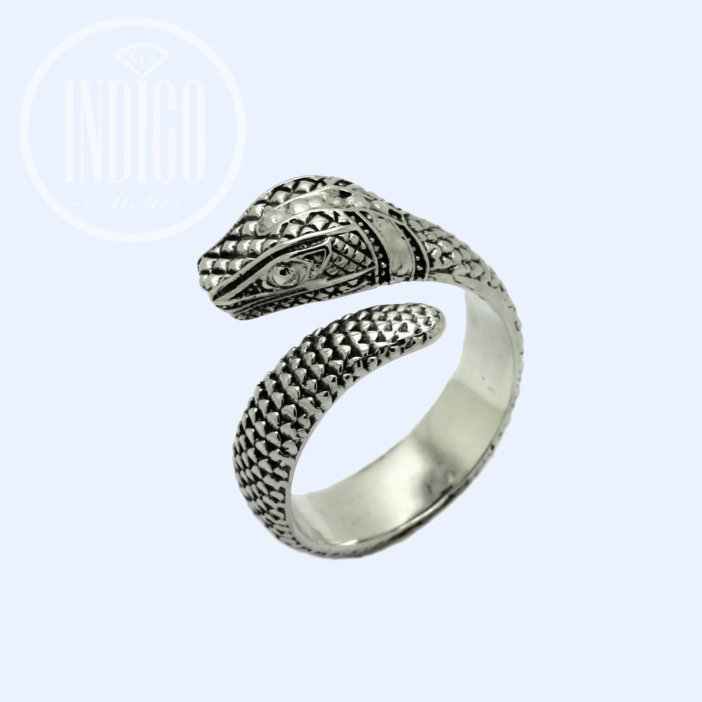 Snake Women's Ring Sterling Silver 925 SKU k618