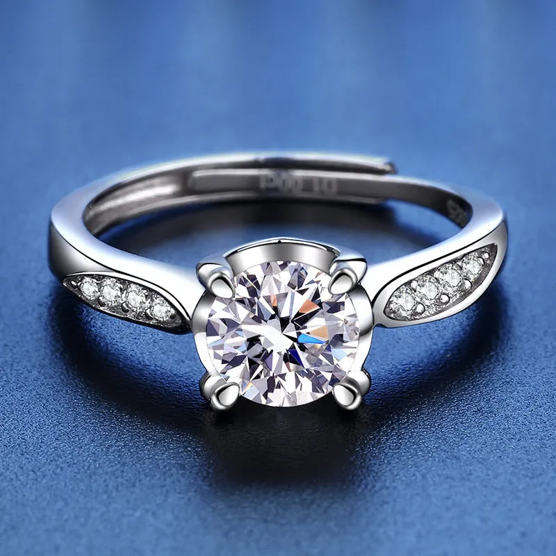 Square Moissanite Ring