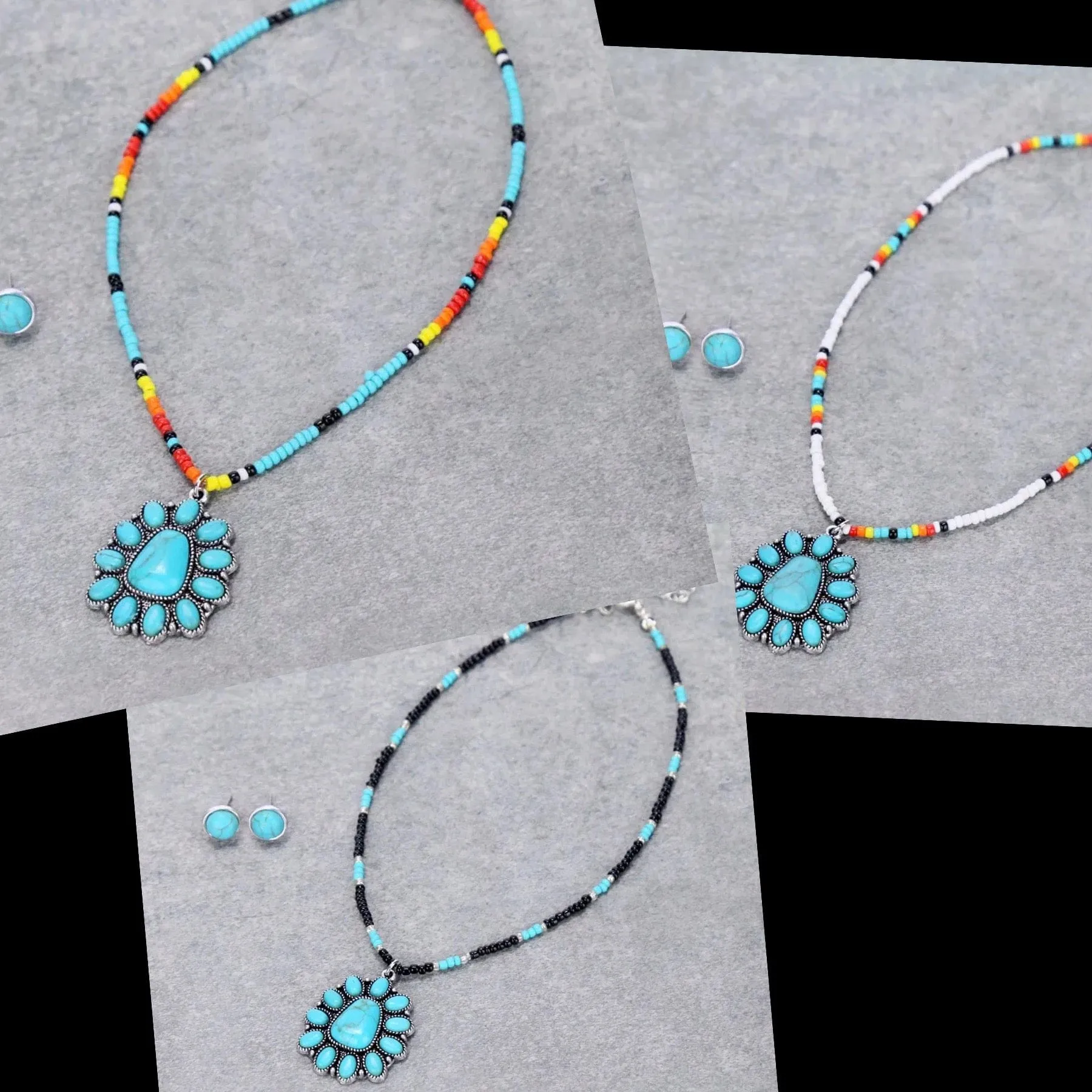 Squash turquoise CHOKER