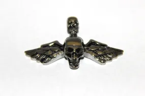 Stainless Steel Skull Wing Pendant- UDINC0488