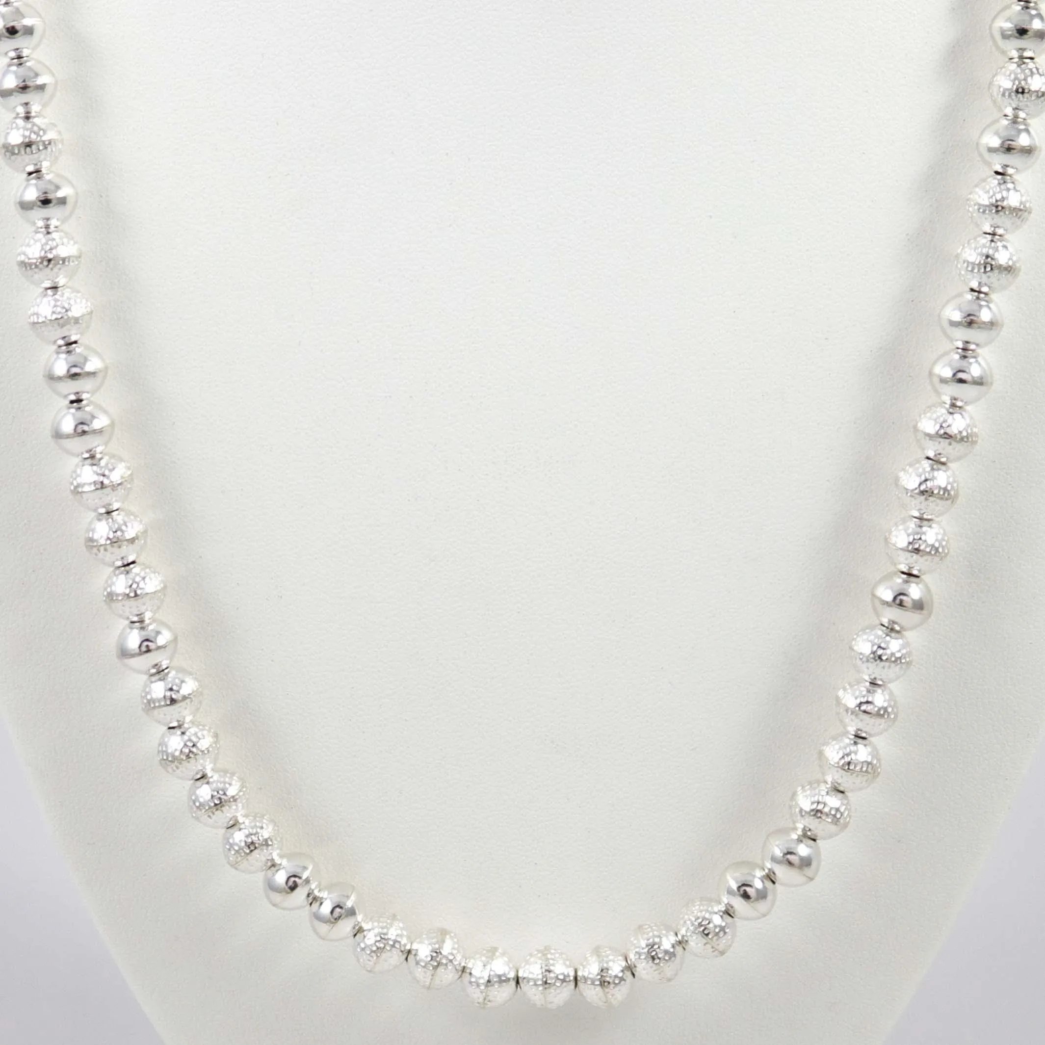 Stamped Navajo Pearl Necklace