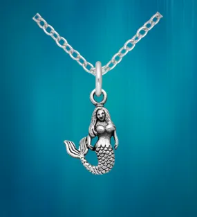 Sterling Silver Mermaid Necklace