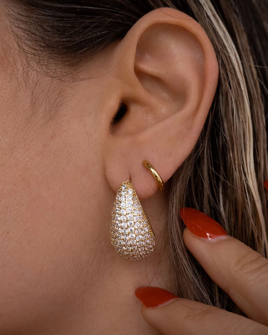 The Pave Gia Earrings