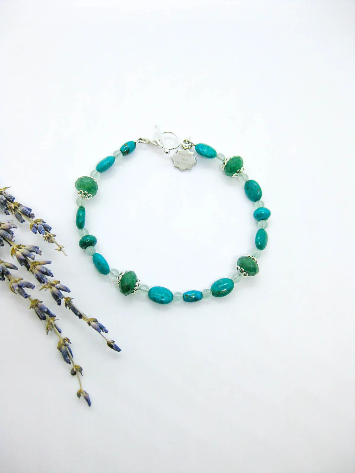 Turquoise Aventurine Bracelet - b340