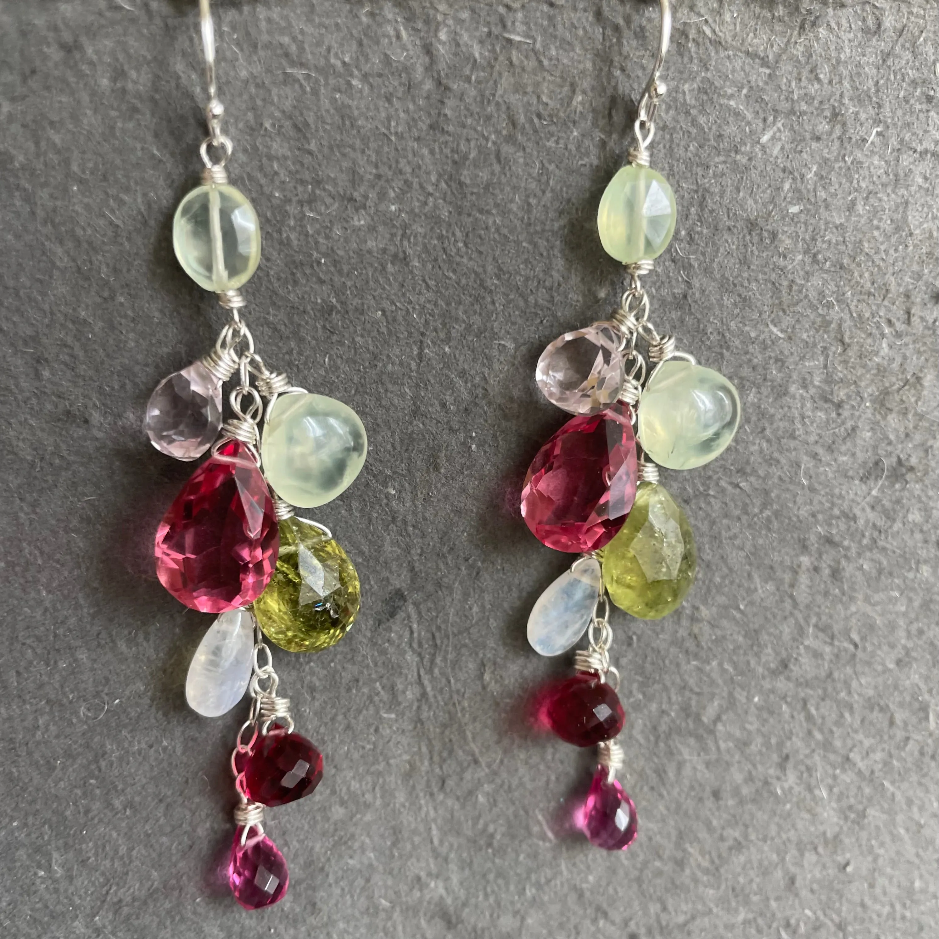 Watermelon Season Cascade Earrings