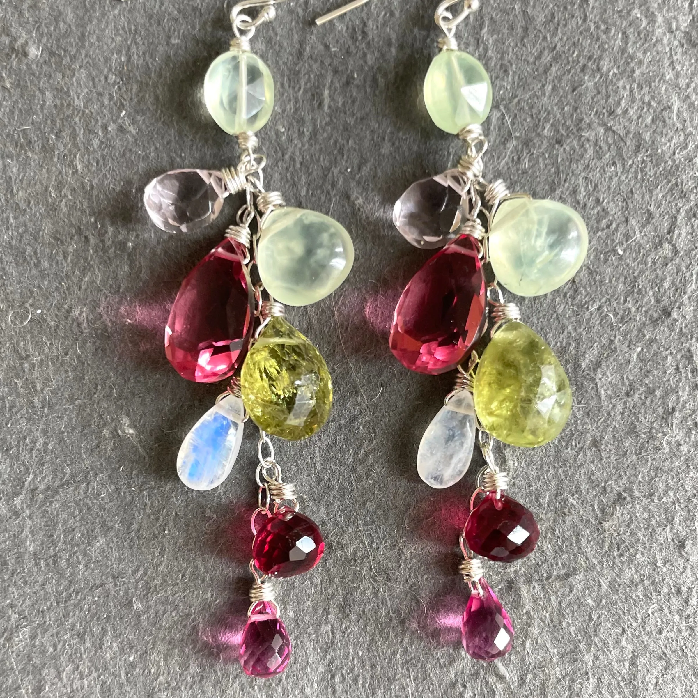 Watermelon Season Cascade Earrings