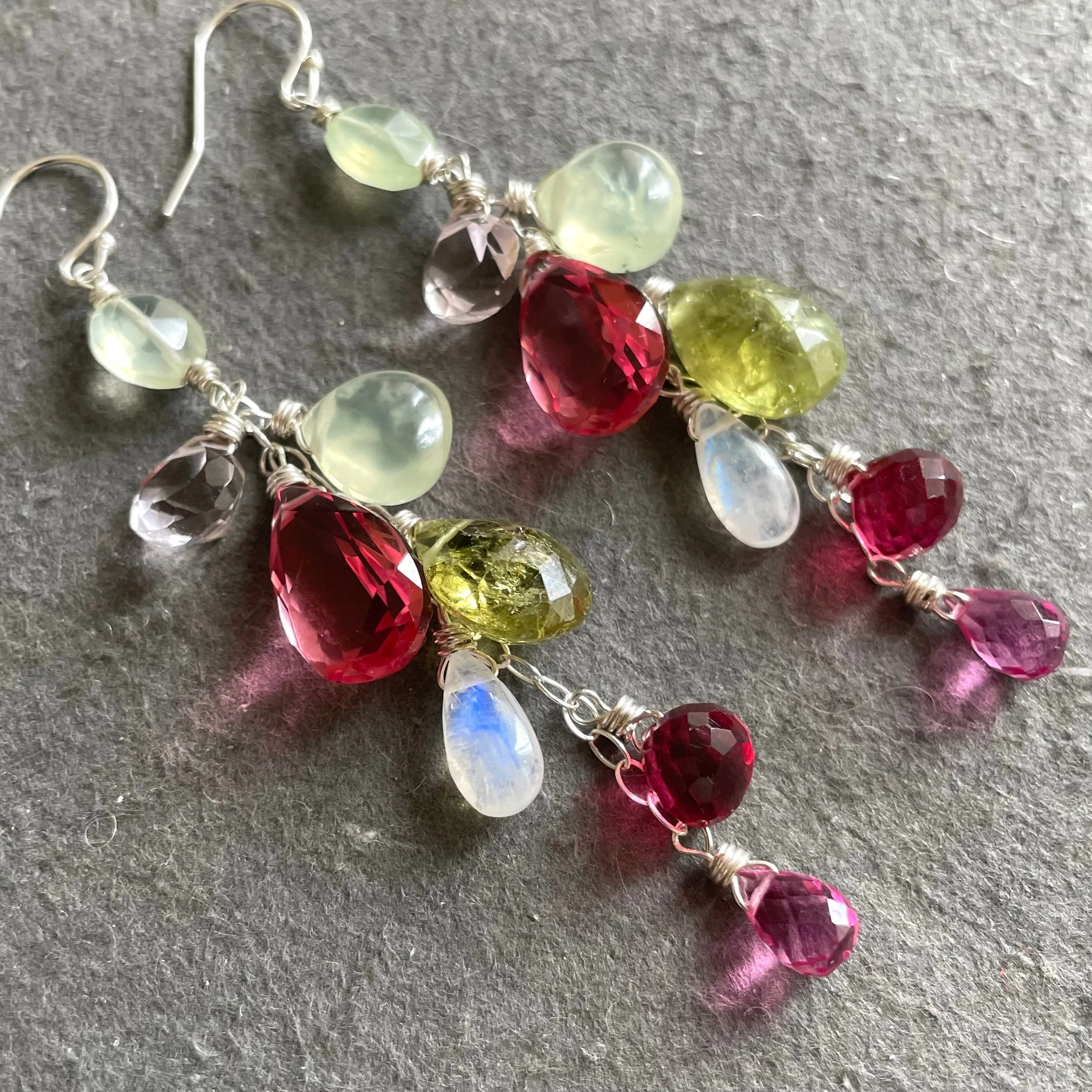 Watermelon Season Cascade Earrings