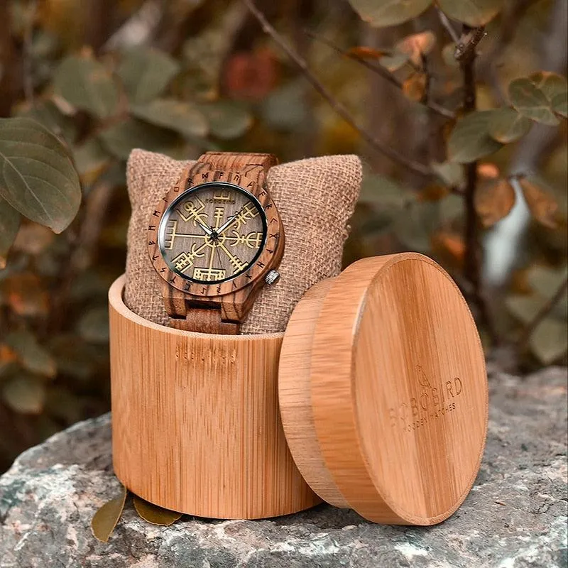 Wooden Viking Watch VEGVISIR LIGHT