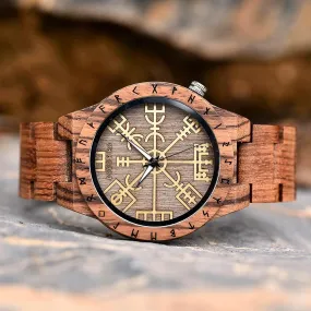 Wooden Viking Watch VEGVISIR LIGHT