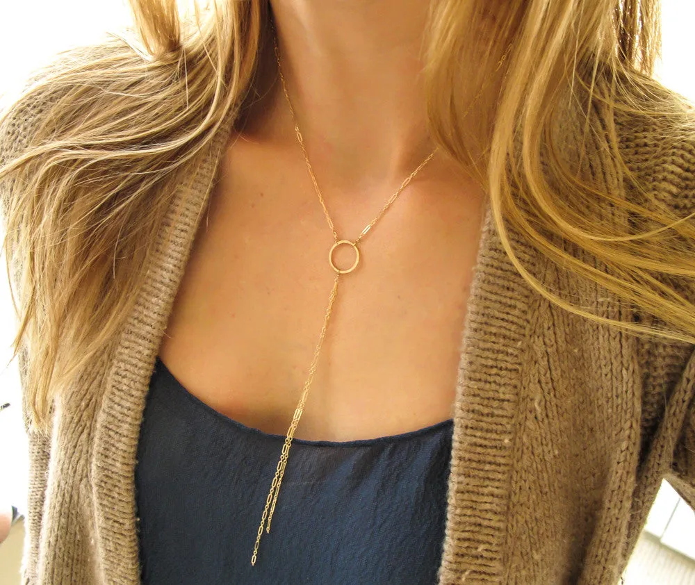 Y Necklace - Small Bolo